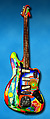 Bass VI, Fender, Alder, maple, rosewood, chrome, nickel, plastic, oil-based enamel paint